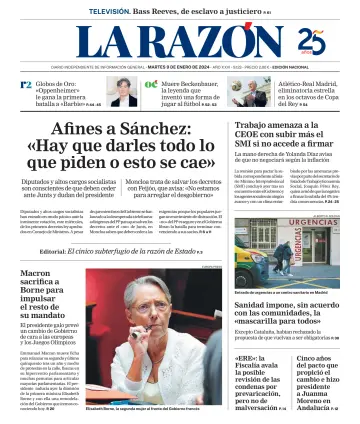 La Razón (Nacional) - 09 enero 2024