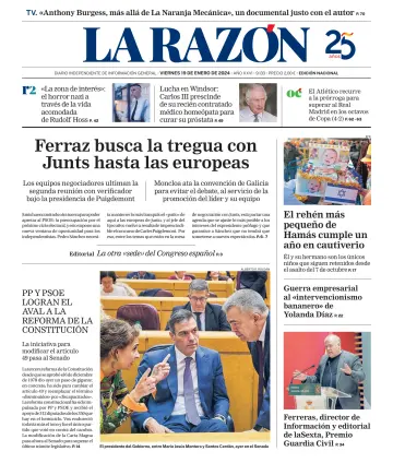 La Razón (Nacional) - 19 enero 2024