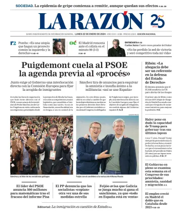 La Razón (Nacional) - 22 enero 2024