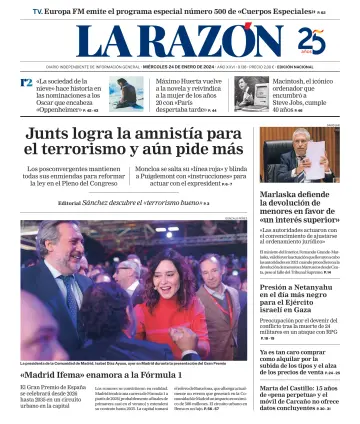 La Razón (Nacional) - 24 enero 2024