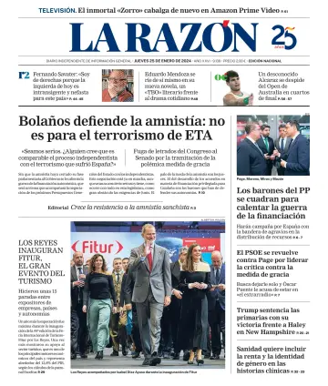 La Razón (Nacional) - 25 enero 2024