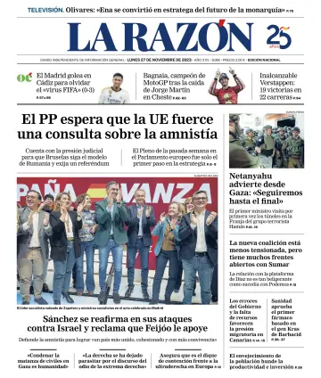 La Razón (1ª Edición) - 27 Nov 2023