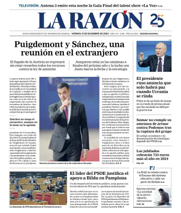 La Razón (1ª Edición) - 15 Dec 2023