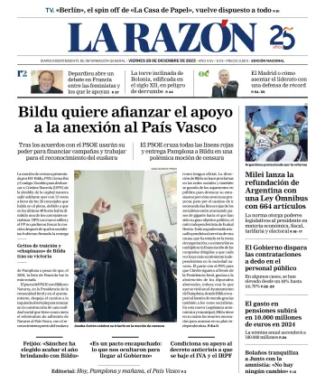 La Razón (1ª Edición) - 29 Dec 2023