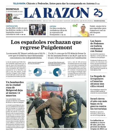 La Razón (1ª Edición) - 31 Dec 2023