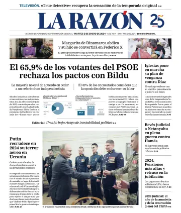 La Razón (1ª Edición) - 2 Jan 2024