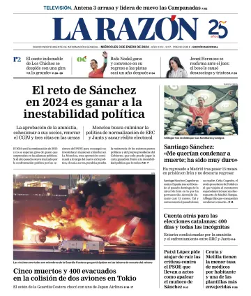 La Razón (1ª Edición) - 3 Jan 2024