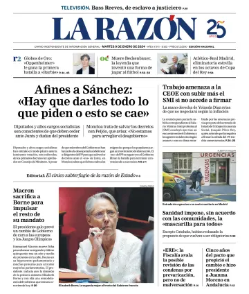 La Razón (1ª Edición) - 9 Jan 2024