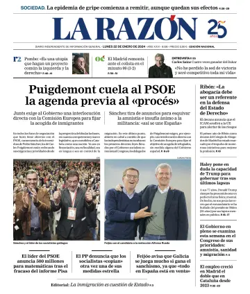 La Razón (1ª Edición) - 22 Jan 2024