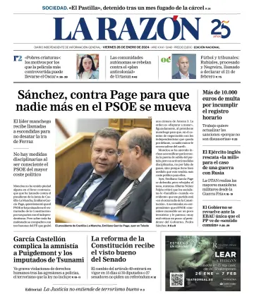 La Razón (1ª Edición) - 26 Jan 2024