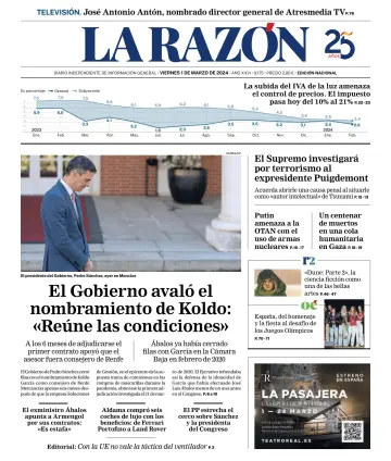 La Razón (1ª Edición) - 1 Mar 2024