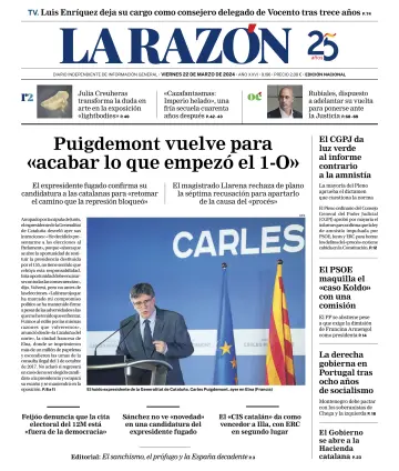 La Razón (1ª Edición) - 22 Mar 2024