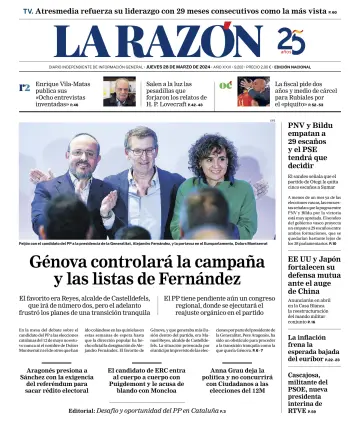 La Razón (1ª Edición) - 28 Mar 2024