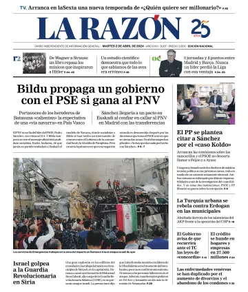La Razón (1ª Edición) - 2 Apr 2024
