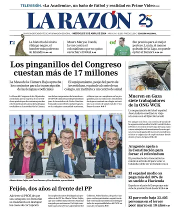 La Razón (1ª Edición) - 3 Apr 2024