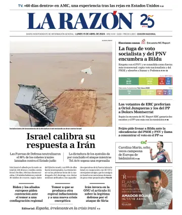La Razón (1ª Edición) - 15 Aib 2024