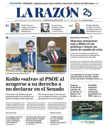 La Razón (1ª Edición) - 23 Apr. 2024