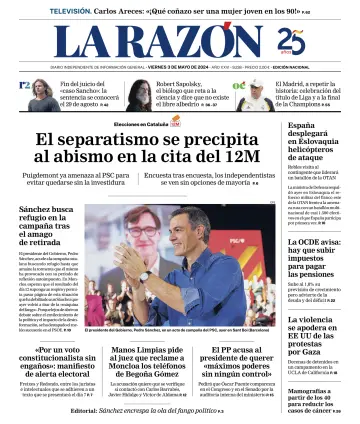 La Razón (1ª Edición) - 03 5월 2024