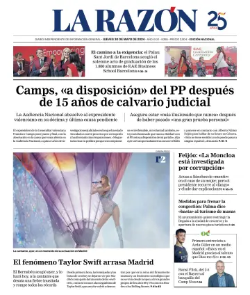 La Razón (1ª Edición) - 30 May 2024