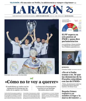La Razón (1ª Edición) - 03 jun. 2024