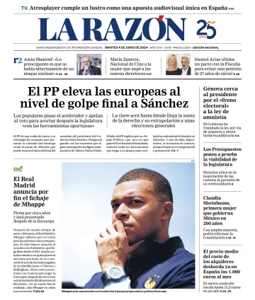 La Razón (1ª Edición) - 04 6月 2024