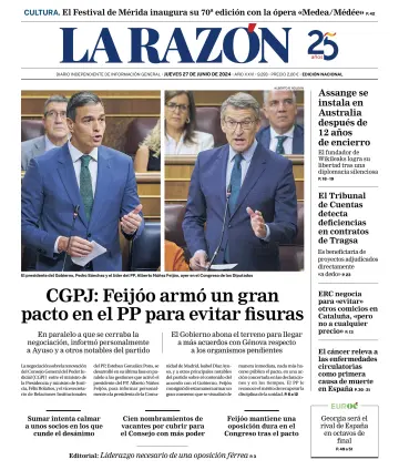 La Razón (1ª Edición) - 27 Jun 2024