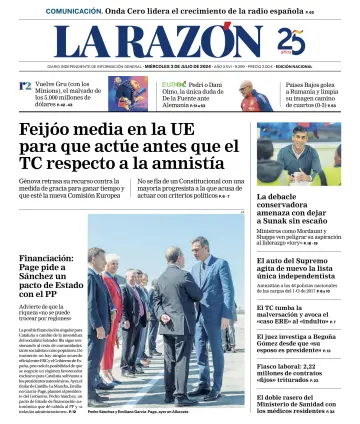 La Razón (1ª Edición) - 3 Jul 2024