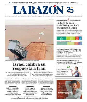 La Razón (Levante) - 15 abril 2024