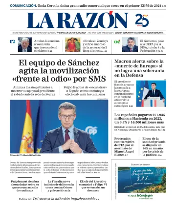 La Razón (Levante) - 26 avr. 2024