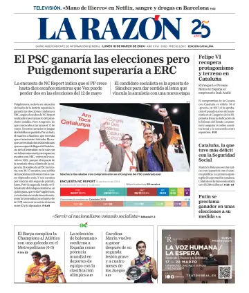 La Razón (Cataluña) - 18 Mar 2024
