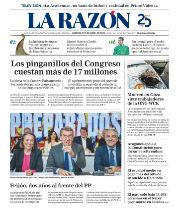 La Razón (Cataluña) - 3 Apr 2024