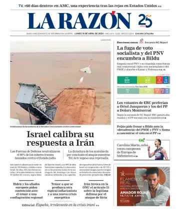 La Razón (Cataluña) - 15 Apr. 2024