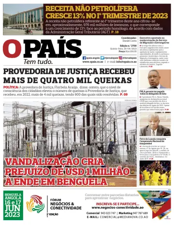 OPais (Angola) - 20 Apr. 2023