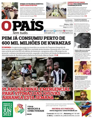 OPais (Angola) - 25 4월 2023