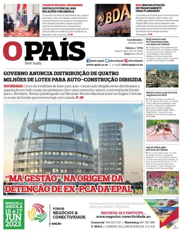 OPais (Angola) - 26 4월 2023