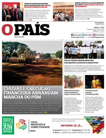 OPais (Angola) - 1 Bealtaine 2023