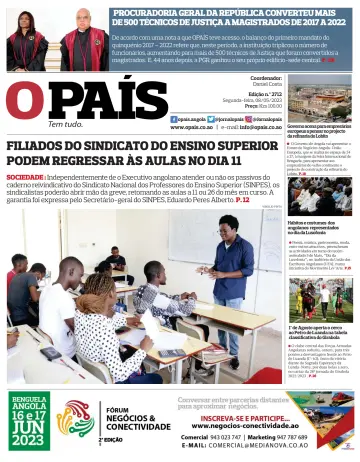 OPais (Angola) - 08 5월 2023