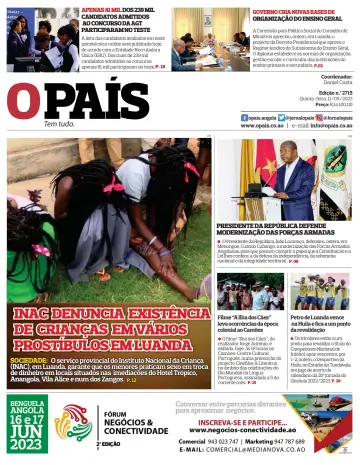 OPais (Angola) - 11 五月 2023