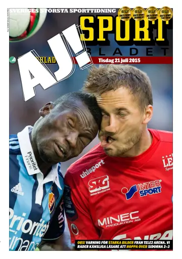 Sportbladet - 21 Jul 2015