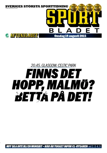 Sportbladet - 19 Aug 2015