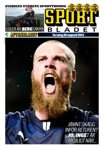 Sportbladet - 20 Aug 2015