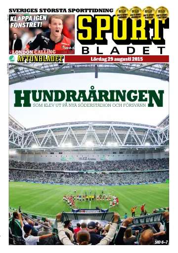 Sportbladet - 29 Aug 2015