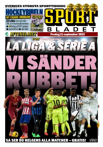 Sportbladet - 11 Sep 2015