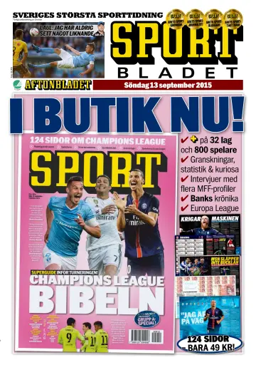 Sportbladet - 13 Sep 2015