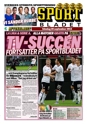 Sportbladet - 20 Sep 2015