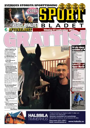 Sportbladet - 27 Sep 2015