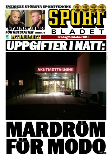 Sportbladet - 2 Oct 2015