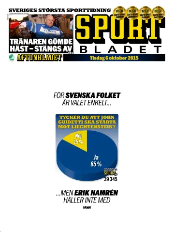 Sportbladet - 6 Oct 2015