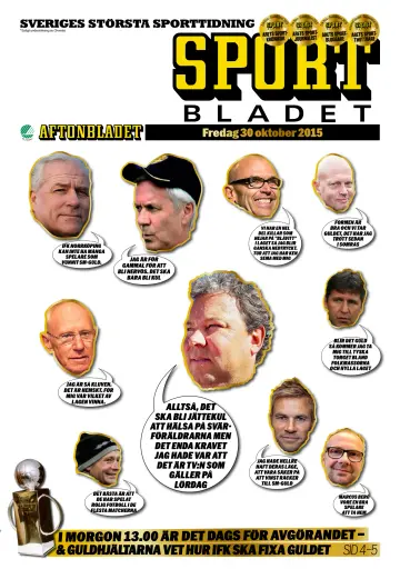 Sportbladet - 30 Oct 2015
