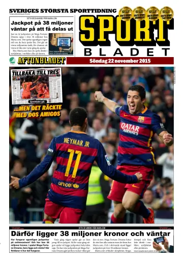 Sportbladet - 22 Nov 2015
